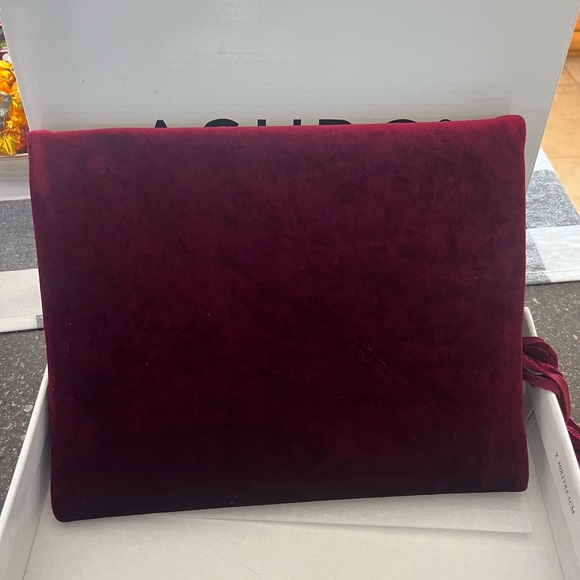 Ashro Burgundy Clutch with Tassel - Picture 8 of 15